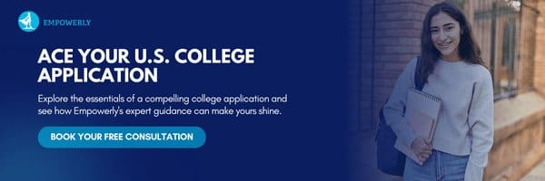 Ace your U.S. college application. Click to book your free consultation.